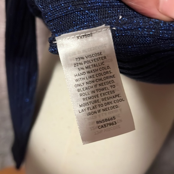 Open Edit blue sparkle sweater - Picture 4 of 5